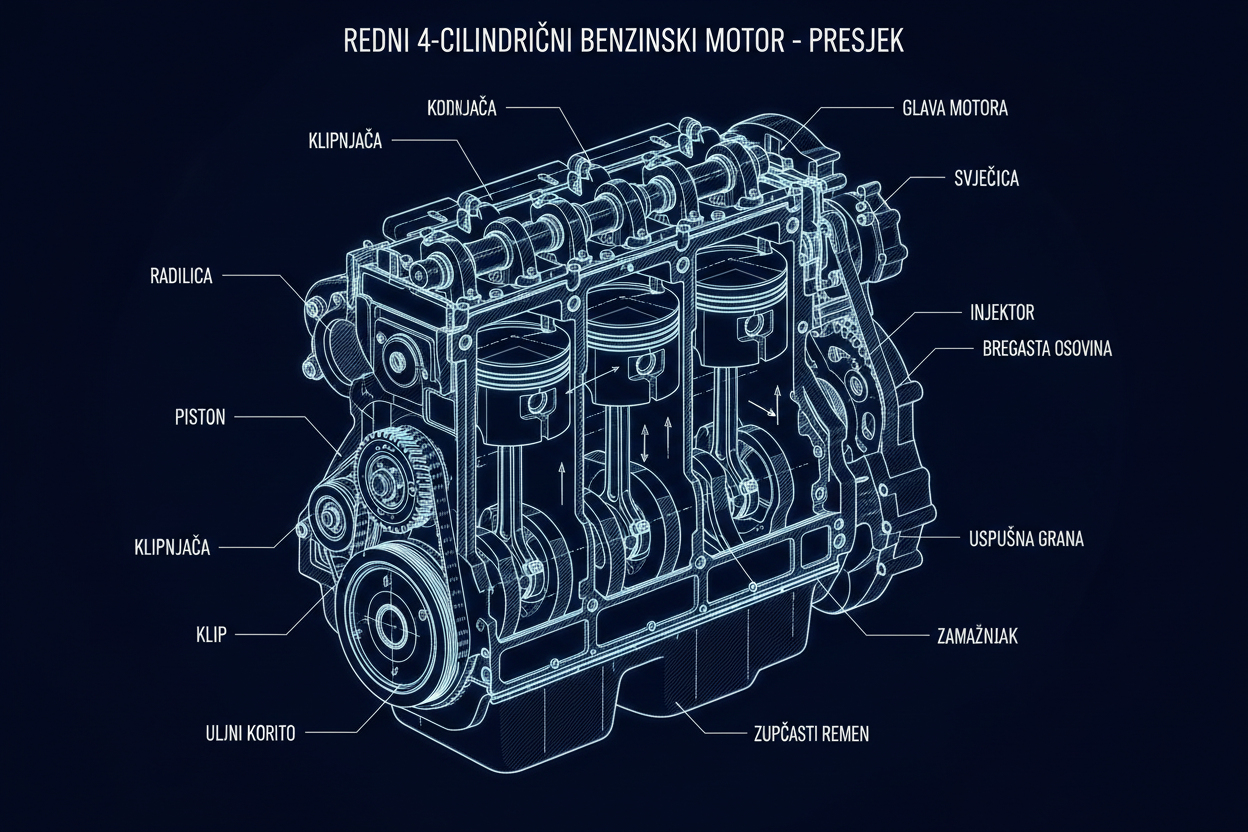 Anatomija Motora Automobila | Car Engine Anatomy – E-Book