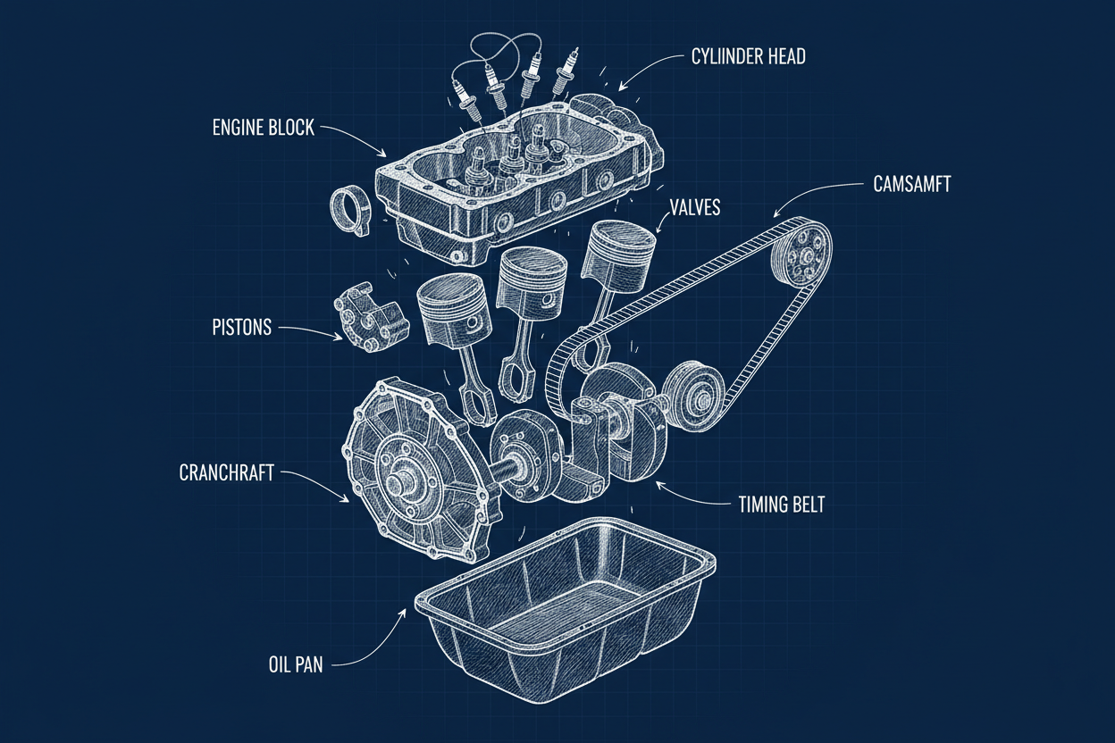 Anatomija Motora Automobila | Car Engine Anatomy – E-Book