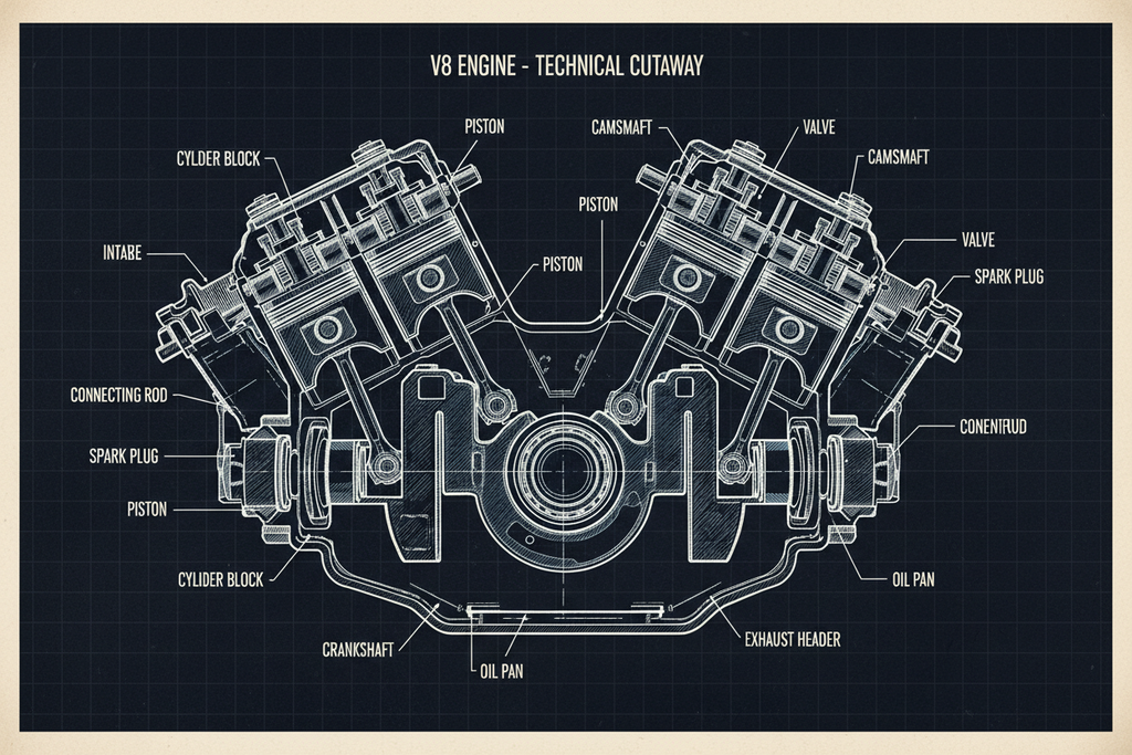 Anatomija Motora Automobila | Car Engine Anatomy – E-Book