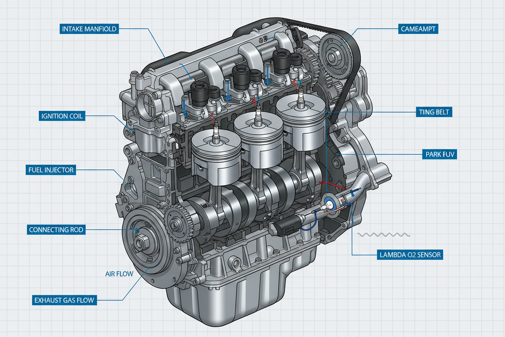 Anatomija Motora Automobila | Car Engine Anatomy – E-Book