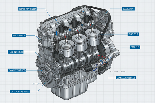 Anatomija Motora Automobila | Car Engine Anatomy – E-Book